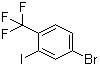 structure of CAS# 1256945-00-2, 4-溴-2-碘-1-(三氟甲基)苯
