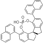 structure of CAS# 1258327-08-0, (11aS)-10,11,12,13-四氢-5-羟基-3,7-二-1-萘基-二茚并[7,1-de:1',7'-fg][1,3,2]二氧磷杂八环-5-氧化物