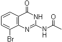 structure of CAS# 1258630-87-3, N-(8-溴-4-氧代-3,4-二氢喹唑啉-2-基)乙酰胺