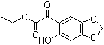6-Hydroxy-alpha-oxo-1,3-benzodioxole-5-acetic acid ethyl ester molecular structure (CAS 1258950-75-2)