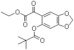 CAS 登录号：1258951-02-8, 6-(2,2-二甲基-1-氧代丙氧基)-alpha-氧代-1,3-苯并二恶茂-5-乙酸乙酯