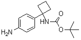 structure of CAS# 1259224-00-4, [1-(4-氨基苯基)-环丁基]-氨基甲酸叔丁酯