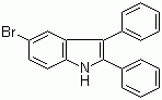 structure of CAS# 1259224-11-7, 5-溴-2,3-二苯基-1H-吲哚