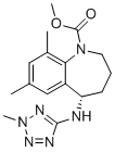 CAS # 1259393-32-2, (5S)-7,9-Dimethyl-5-(2-methyl-2H-tetrazole-5-ylamino)-2,3,4,5-tetrahydro-1H-1-benzoazepine-1-carboxylic acid methyl ester