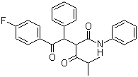 CAS # 125971-58-6, 2-[2-(4-Fluorophenyl)-2-oxo-1-phenylethyl]-4-methyl-3-oxo-N-phenylpentanamide
