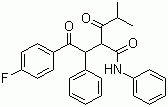 structure of CAS# 125971-96-2, 4-氟-alpha-[2-甲基-1-氧丙基]-gama-氧代-N,beta-二苯基苯丁酰胺