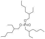 2-乙基己基膦酸双(2-乙基己基)酯分子结构 (CAS 126-63-6)