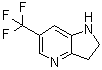 structure of CAS# 1260664-09-2, 2,3-Dihydro-6-(trifluoromethyl)-1H-pyrrolo[3,2-b]pyridine