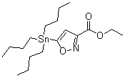 structure of CAS# 126085-91-4, Ethyl 5-(tributylstannyl)isoxazole-3-carboxylate
