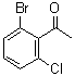 structure of CAS# 1261438-38-3, 1-(2-溴-6-氯苯基)乙酮