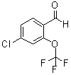 structure of CAS# 1261442-48-1, 4-氯-2-(三氟甲氧基)苯甲醛