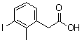 structure of CAS# 1261554-90-8, 3-Iodo-2-methylbenzeneacetic acid