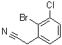 CAS # 1261815-64-8, 2-Bromo-3-chlorobenzeneacetonitrile, 2-(2-Bromo-3-chlorophenyl)acetonitrile