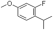 structure of CAS# 1262414-96-9, 2-Fluoro-4-methoxy-1-isopropylbenzene