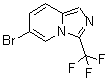 structure of CAS# 1262619-64-6, 6-Bromo-3-(trifluoromethyl)imidazo[1,5-a]pyridine