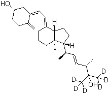 CAS 登录号：1262843-46-8, 25-羟基维生素 D2-d<sub>6</sub>