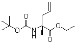 CAS 登录号：1263046-12-3, (2R)-2-[[叔丁氧羰基]氨基]-2-甲基-4-戊烯酸乙酯
