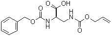 CAS # 1263046-49-6, N-[(Phenylmethoxy)carbonyl]-3-[[(2-propen-1-yloxy)carbonyl]amino]-D-alanine