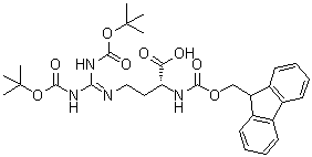 CAS 登录号：1263047-29-5, (3R)-3-羧基-7-[[叔丁氧羰基]氨基]-11,11-二甲基-9-氧代-10-氧杂-2,6,8-三氮杂十二碳-6-烯酸 1-(9H-芴-9-基甲基)酯