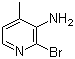 structure of CAS# 126325-50-6, 2-溴-3-氨基-4-甲基吡啶