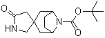 structure of CAS# 1263279-47-5, 5'-Oxo-spiro[8-azabicyclo[3.2.1]octane-3,3'-pyrrolidine]-8-carboxylic acid 1,1-dimethylethyl ester