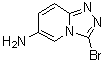 structure of CAS# 1263283-48-2, 3-溴-1,2,4-三唑并[4,3-a]吡啶-6-胺