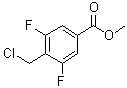 structure of CAS# 1263283-69-7, 4-(氯甲基)-3,5-二氟苯甲酸甲酯
