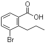 structure of CAS# 1263284-52-1, 3-溴-2-丙基苯甲酸
