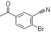 structure of CAS# 1263285-73-9, 5-乙酰基-2-溴苯甲腈