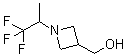 1-(2,2,2-Trifluoro-1-methylethyl)-3-azetidinemethanol molecular structure (CAS 1263285-99-9)