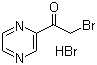 structure of CAS# 126353-32-0, 2-溴-1-(吡嗪-2-基)乙酮氢溴酸盐