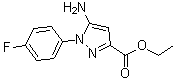 5-氨基-1-(4-氟苯基)-1H-吡唑-3-羧酸乙酯分子结构 (CAS 1264046-99-2)