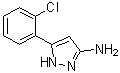 structure of CAS# 126520-01-2, 3-氨基-5-(2-氯苯基)-1H-吡唑