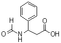 structure of CAS# 126575-05-1, beta-(Formylamino)benzenepropanoic acid