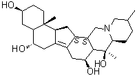 CAS # 126594-75-0, (3beta,5alpha,6alpha,16beta)-8,14-Didehydrocevane-3,6,16,20-tetrol