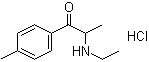 structure of CAS# 1266688-86-1, 2-(Ethylamino)-1-(4-methylphenyl)-1-propanone hydrochloride