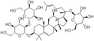 CAS # 1268459-68-2, 5,6-Didehydroginsenoside Rd, (3beta,12beta)-20-(beta-D-Glucopyranosyloxy)-12-hydroxydammara-5,24-dien-3-yl 2-O-beta-D-glucopyranosyl-beta-D-glucopyranoside