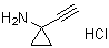 structure of CAS# 1268810-17-8, 1-Ethynylcyclopropanamine hydrochloride (1:1)