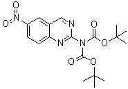 CAS 登录号：1269524-75-5, 2-(6-硝基-2-喹唑啉基)亚氨基二羧酸二叔丁酯