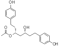 CAS 登录号：1269839-24-8, (3R,5R)-1,7-二(4-羟基苯基)-3,5-庚二醇 3-乙酸酯