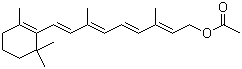 Retinyl acetate molecular structure (CAS 127-47-9)