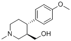 CAS # 127017-78-1, trans-(±)-4-(4-Methoxyphenyl)-1-methyl-3-piperidinemethanol, [(3R,4S)-4-(4-Methoxyphenyl)-1-methyl-3-piperidinyl]methanol