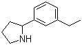 2-(3-Ethylphenyl)pyrrolidine molecular structure (CAS 1270480-16-4)