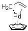 Allyl(eta5-cyclopentadienyl)palladium molecular structure (CAS 1271-03-0)