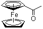 乙酰基二茂铁分子结构 (CAS 1271-55-2)