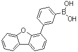 CAS 登录号：1271726-52-3, 3-(二苯并呋喃-4-基)苯硼酸