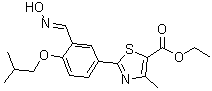 CAS 登录号：1271738-74-9, 2-[3-[(羟基亚胺基)甲基]-4-(2-甲基丙氧基)苯基]-4-甲基-5-噻唑羧酸乙酯