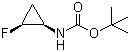 CAS # 127199-16-0, (1R-cis)-(2-Fluorocyclopropyl)carbamic acid tert-butyl ester