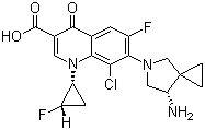 structure of CAS# 127254-10-8, Sitafloxacin