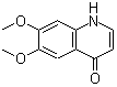 structure of CAS# 127285-54-5, 6,7-Dimethoxy-1H-quinolin-4-one